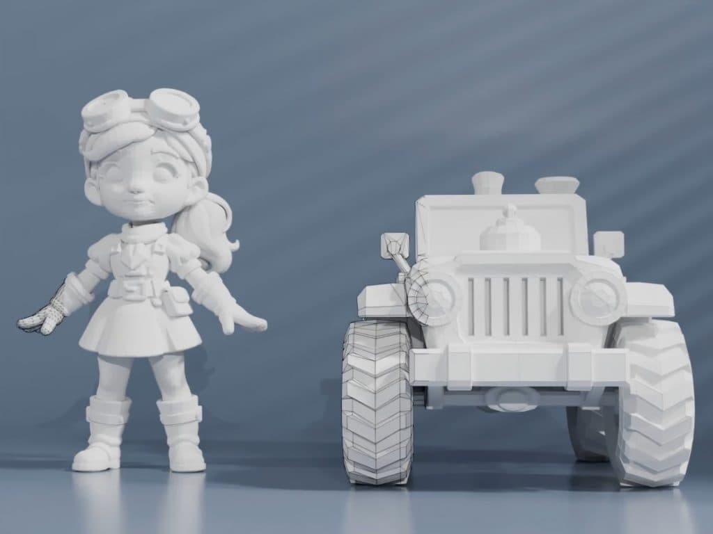 Tencent Hunyuan3D-PolyGen: Model za umetniško 3D grafiko